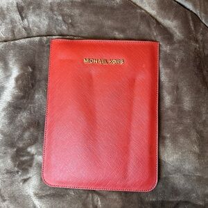 Michael Kors Red & Gold IPad Mini Case